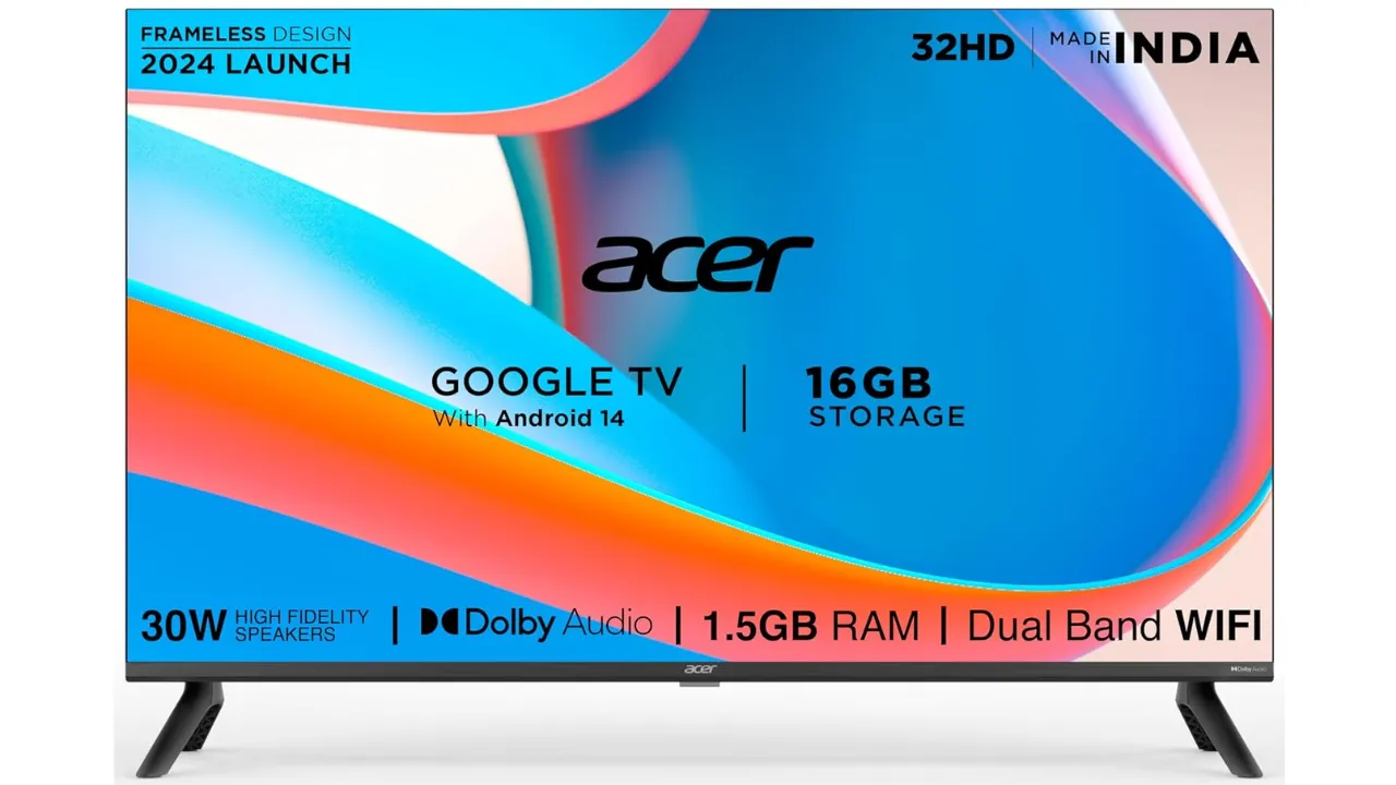 Acer 80 cm (32 inches) I Pro Series HD Ready Smart LED Google TV