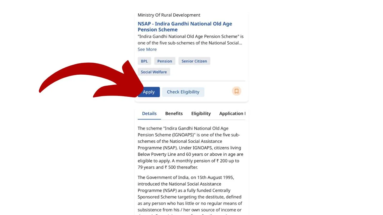 Big update regarding old age pension apply process step