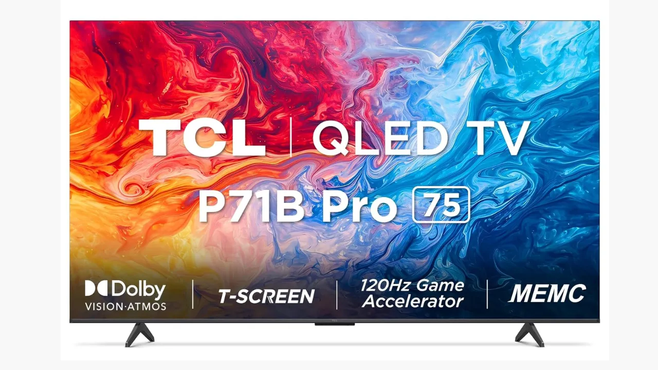 TCL 189 cm (75 inches) 4K Ultra HD Smart QLED Google TV