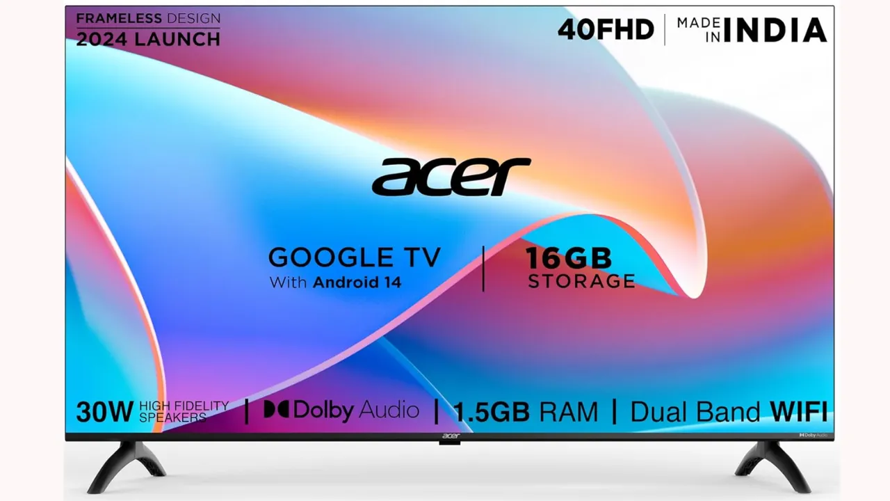 Acer 100 cm (40 inches) Pro Series Full HD Smart LED Google TV