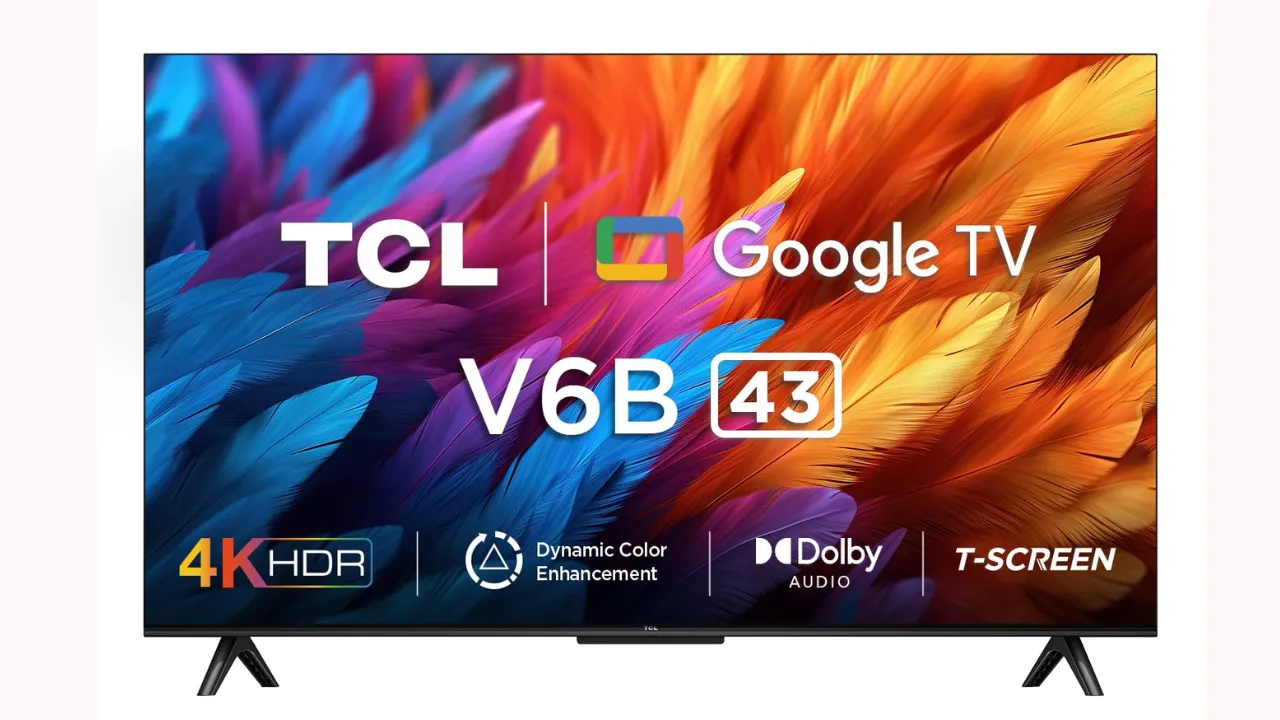 TCL 108 cm (43 inches) Metallic Bezel-Less Series 4K Ultra HD Smart LED Google TV