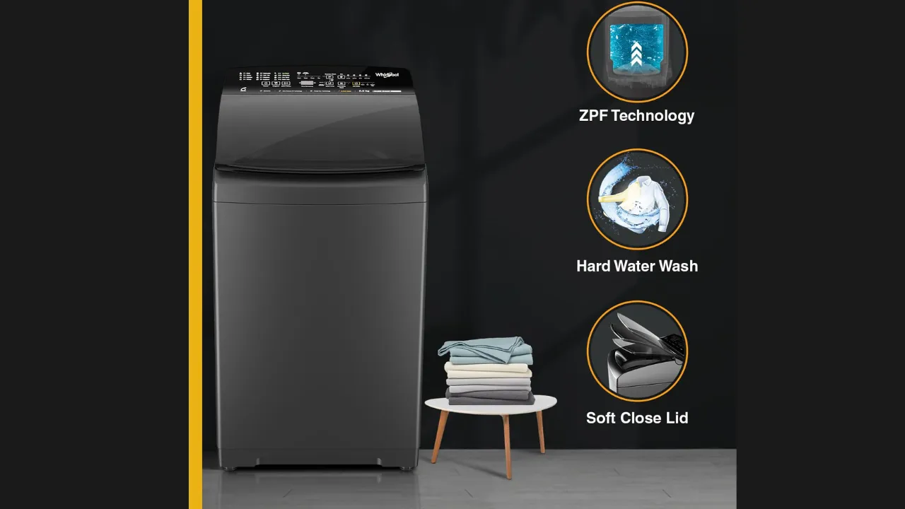 Whirlpool 9 Kg 5 Star BloomWash Royal Plus Fully Automatic Top Load Washing Machine