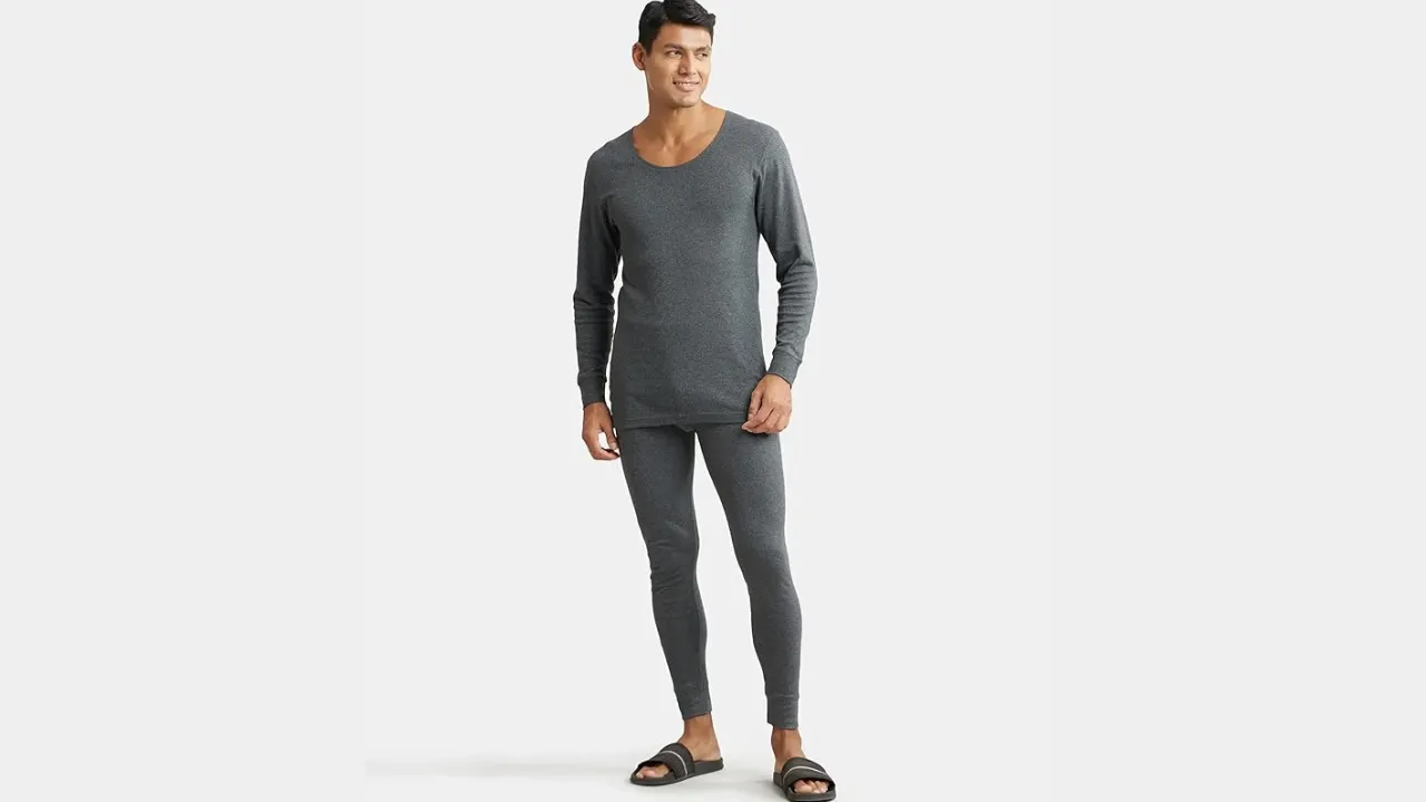 Jockey Men's 2401 Super Combed Cotton Rich Full Sleeve Regular Fit Long Sleeve Thermal
