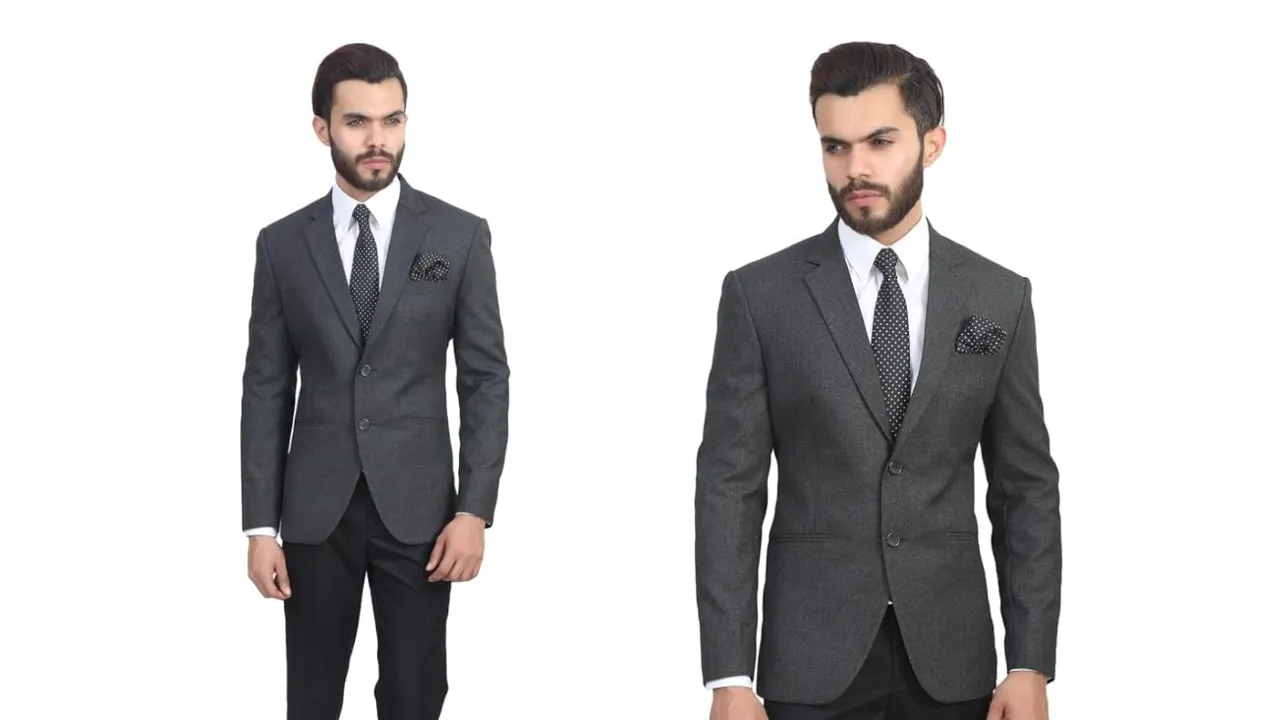 MANQ Men's Slim Fit Formal/Party Men's Blazer