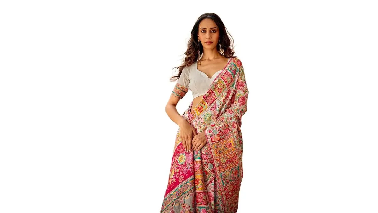MADHUHANSH Womens Kasamiri Saree