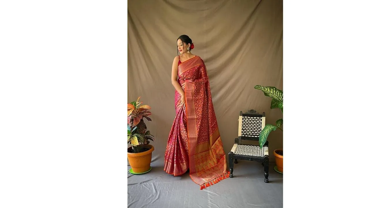 MADHUHANSH Womens Patola Letest Designer Saree