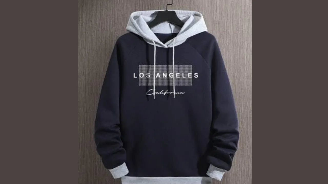 Trillion Regular Fit Printed Hoodie for Men