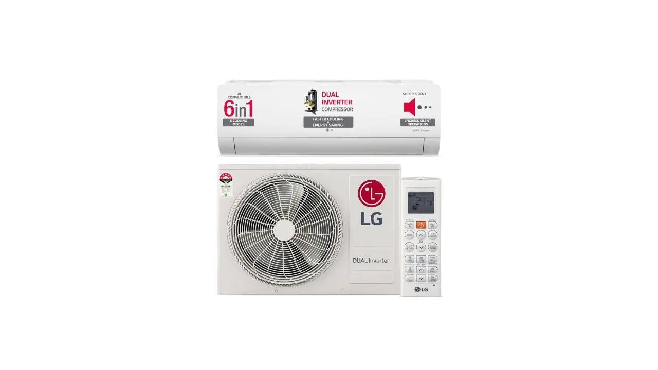 LG 1.5 Ton 5 Star DUAL Inverter Split AC