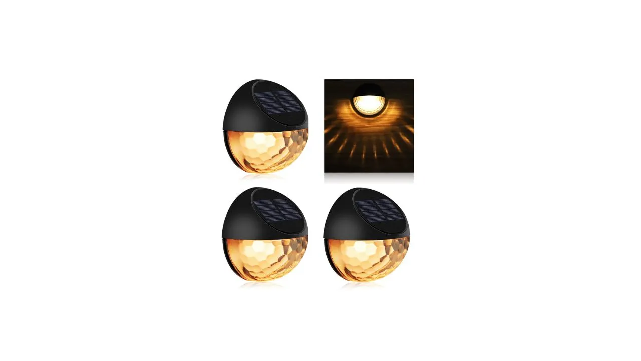 KMASHI Solar Fence Lights