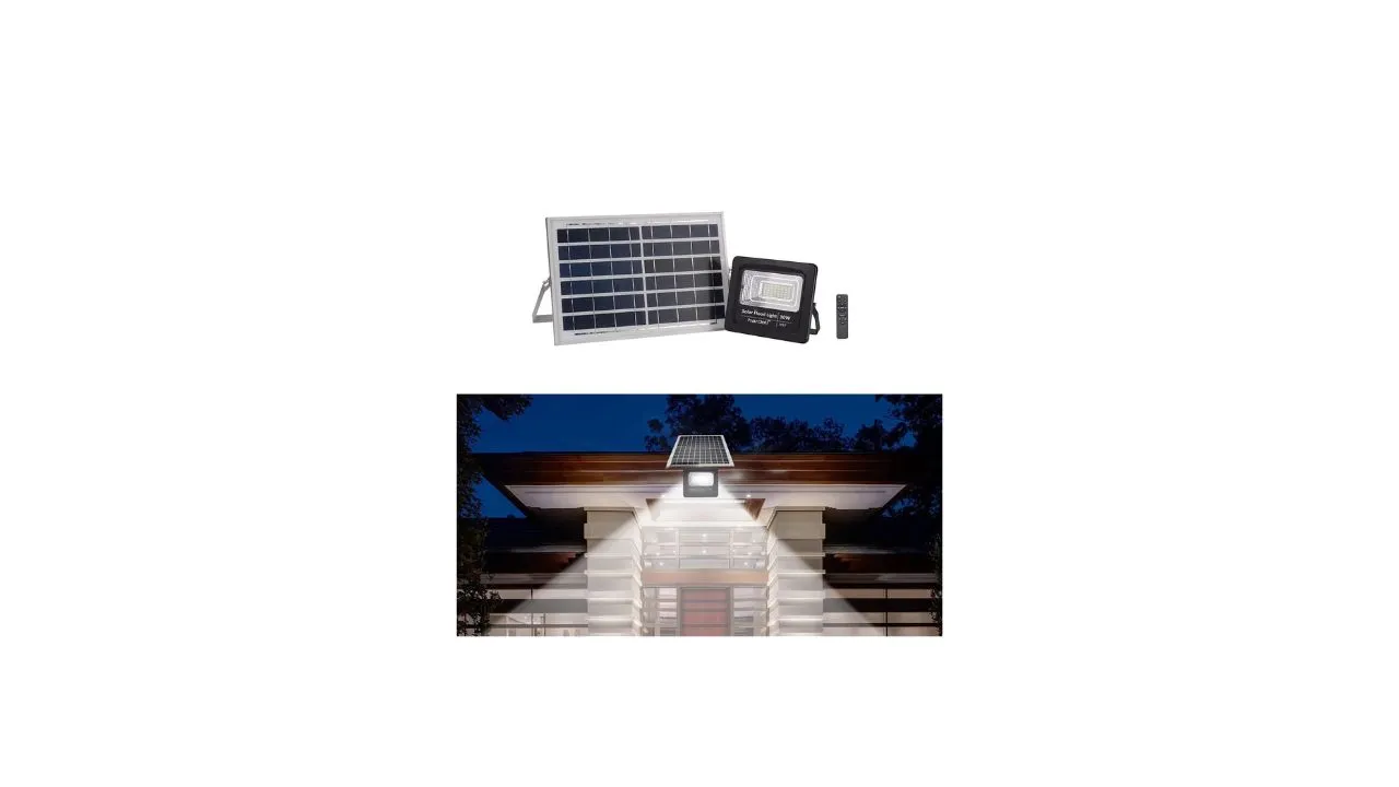 hardoll 30W Solar Flood Light