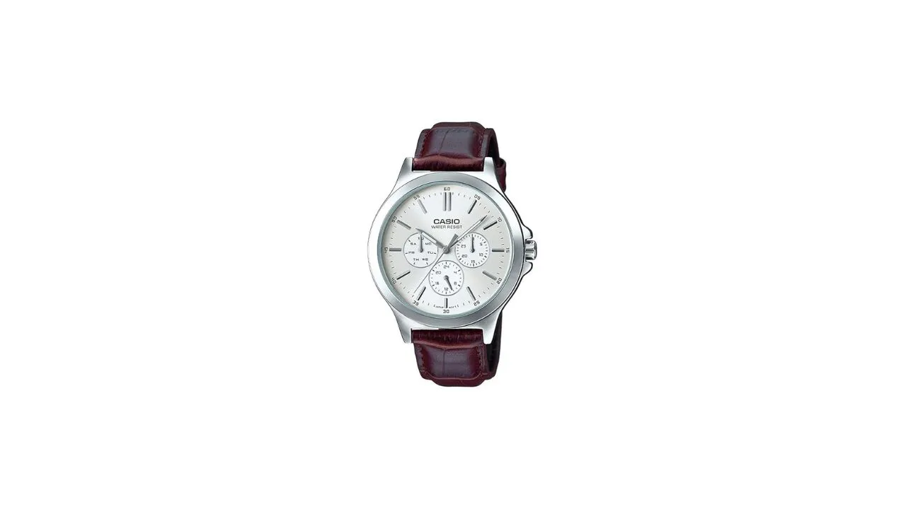 Casio Analog White Dial Men's Watch