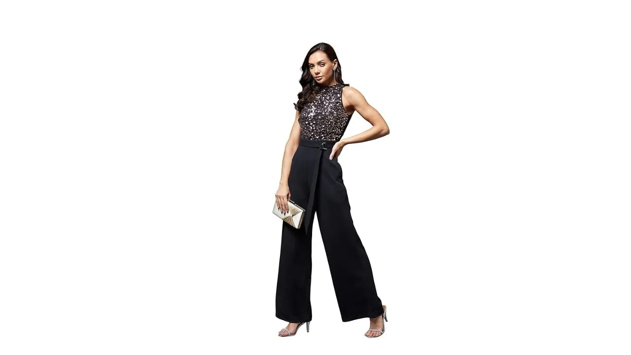 Miss Chase Women's Regular Jumpsuit