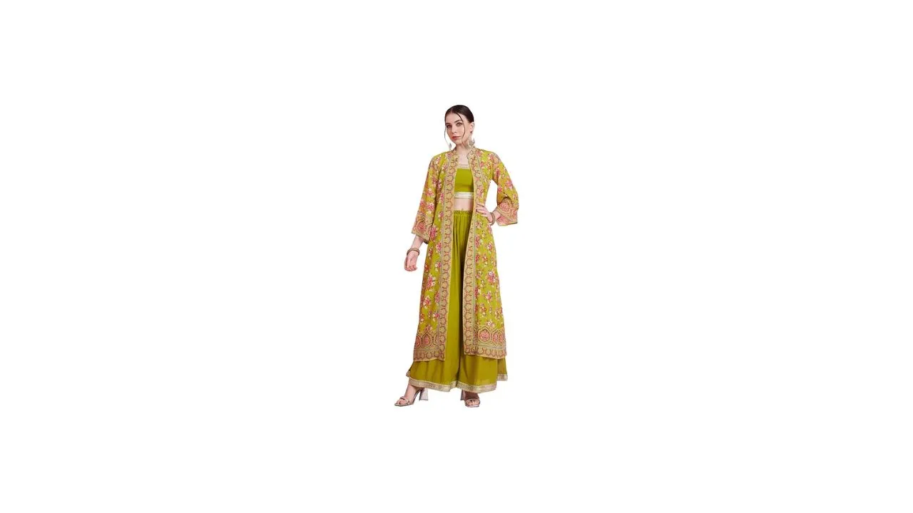 Vbuyz Women'S Top Palazzo With Shrug