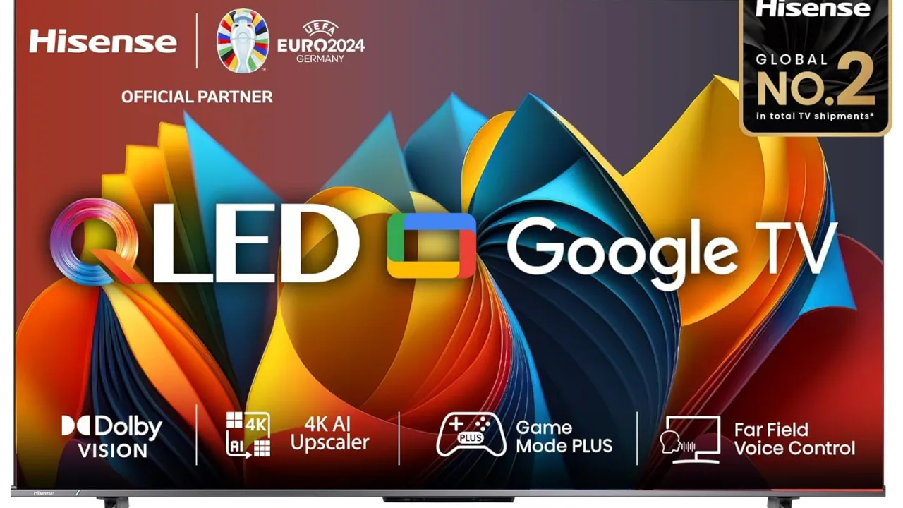 Hisense 108 cm (43 inches) E68N Series 4K Ultra HD Smart Google QLED TV