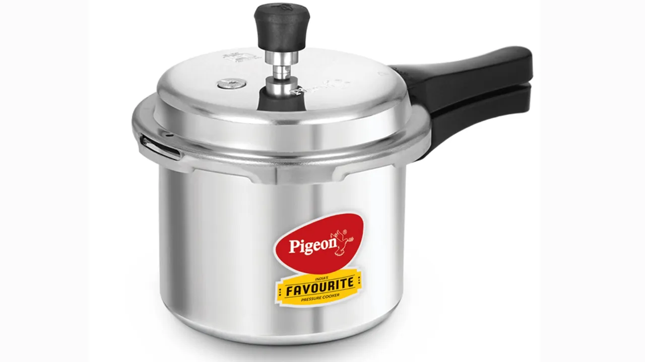 Pigeon by Stovekraft Favourite Outer Lid Non Induction Aluminium Pressure Cooke