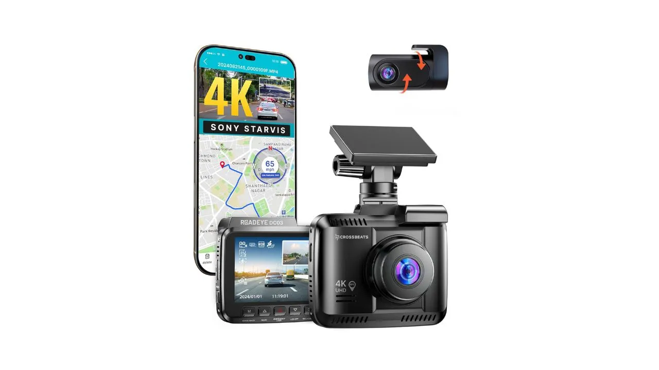 Crossbeats RoadEye Dash cam for Car