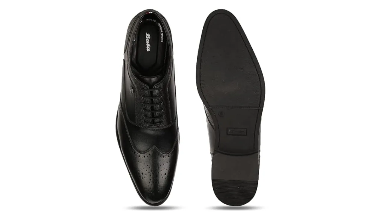 Bata Men VARYS Oxford Brown Formal Shoes