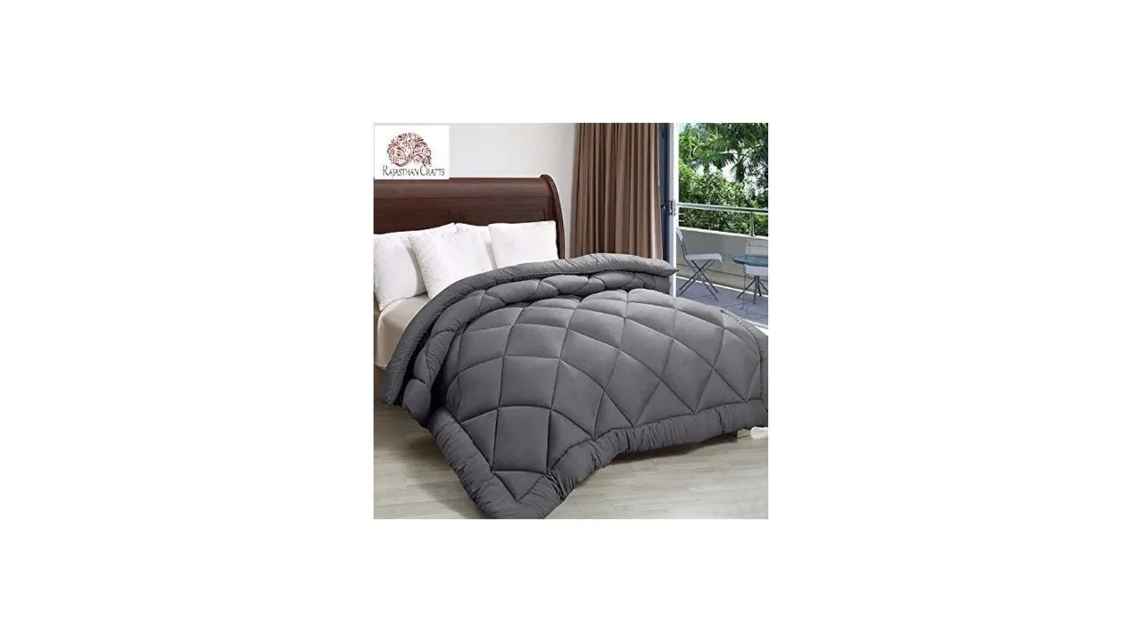 Rajasthan Crafts Soft Microfiber Double Bed Quilt