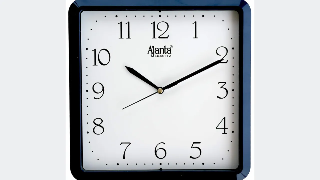 Ajanta Plastic Step Movement Wall Clock 