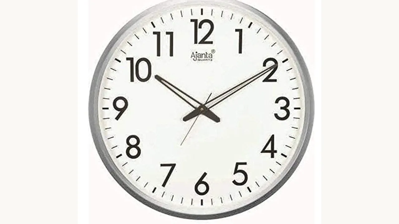 Ajanta Quartz Ajanta Abstract Quartz Analog Wall Clock