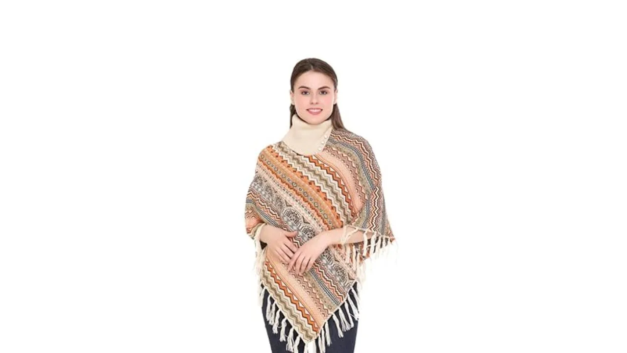 eWools Women's Poncho