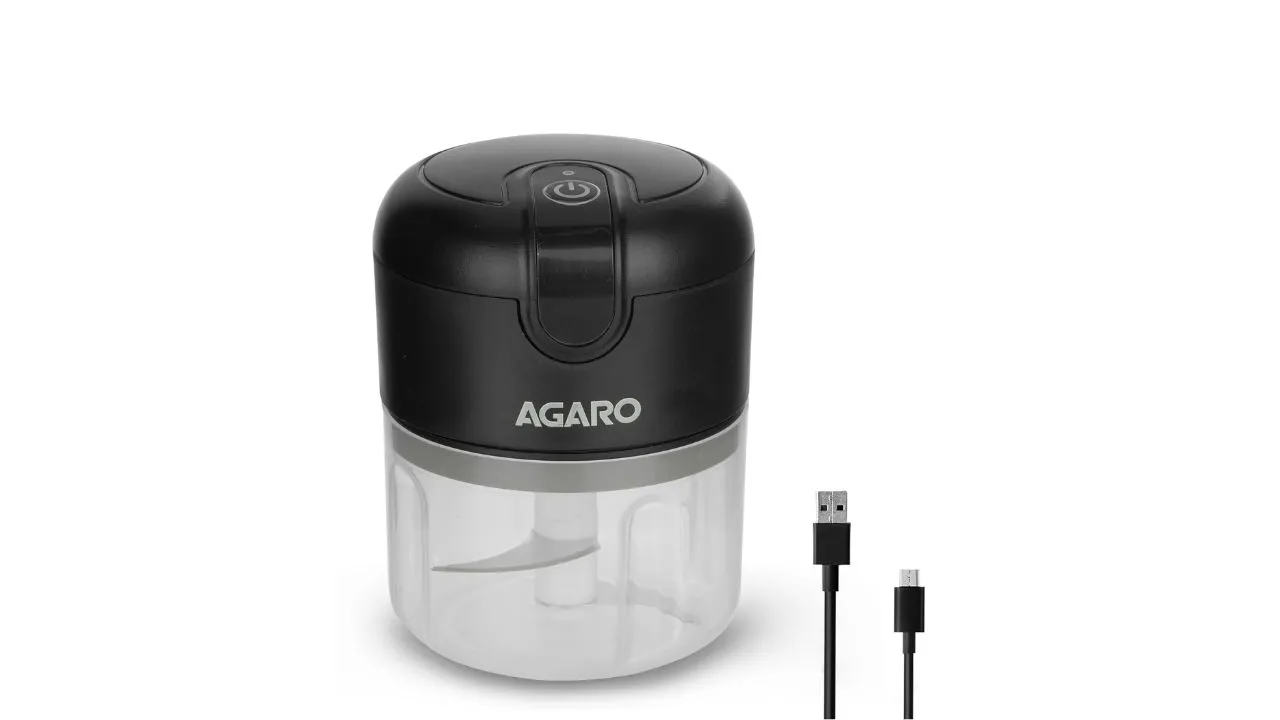 AGARO Elite Rechargeable Mini Electric Chopper