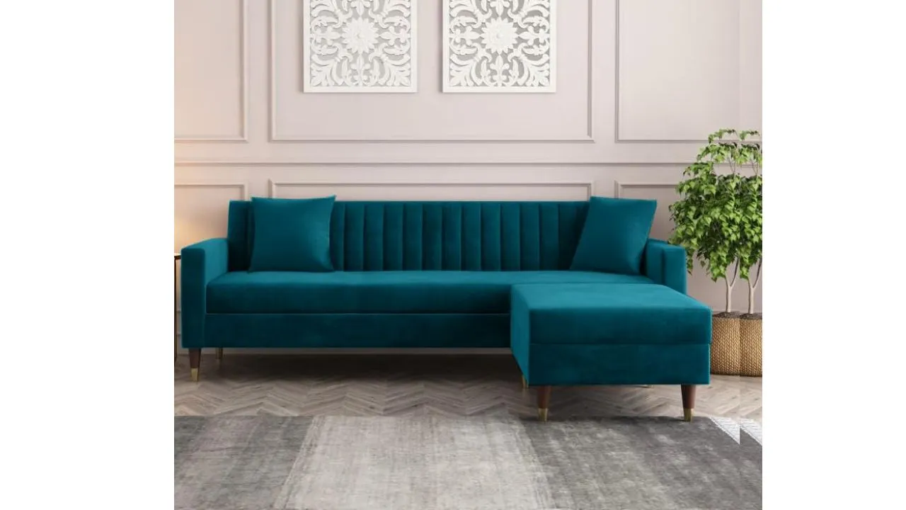 AMATA Wood Elegant 4 Seater Sofa Set