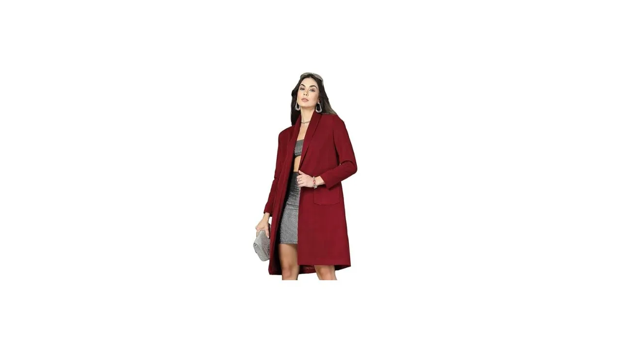 CHKOKKO Women Winter Wear Trench Coat
