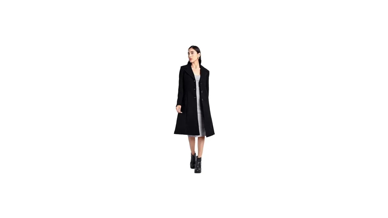 HAUTEMODA Women's Winter Trench Coat