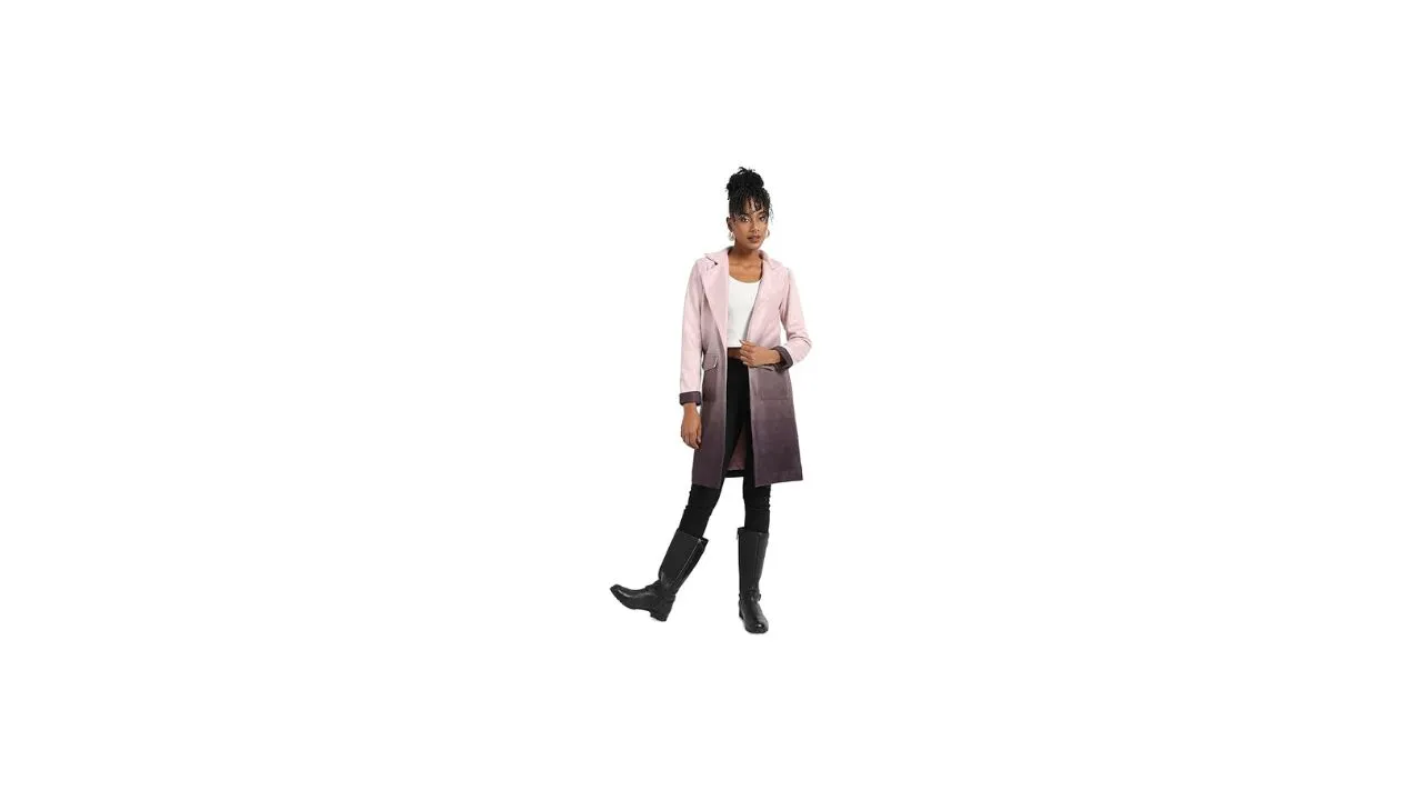 Campus Sutra Womens Polyester Long Coat
