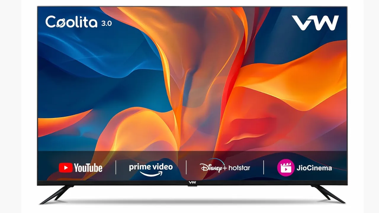 VW 101 cm (40 inches) Linux Frameless Series Full HD Smart LED TV