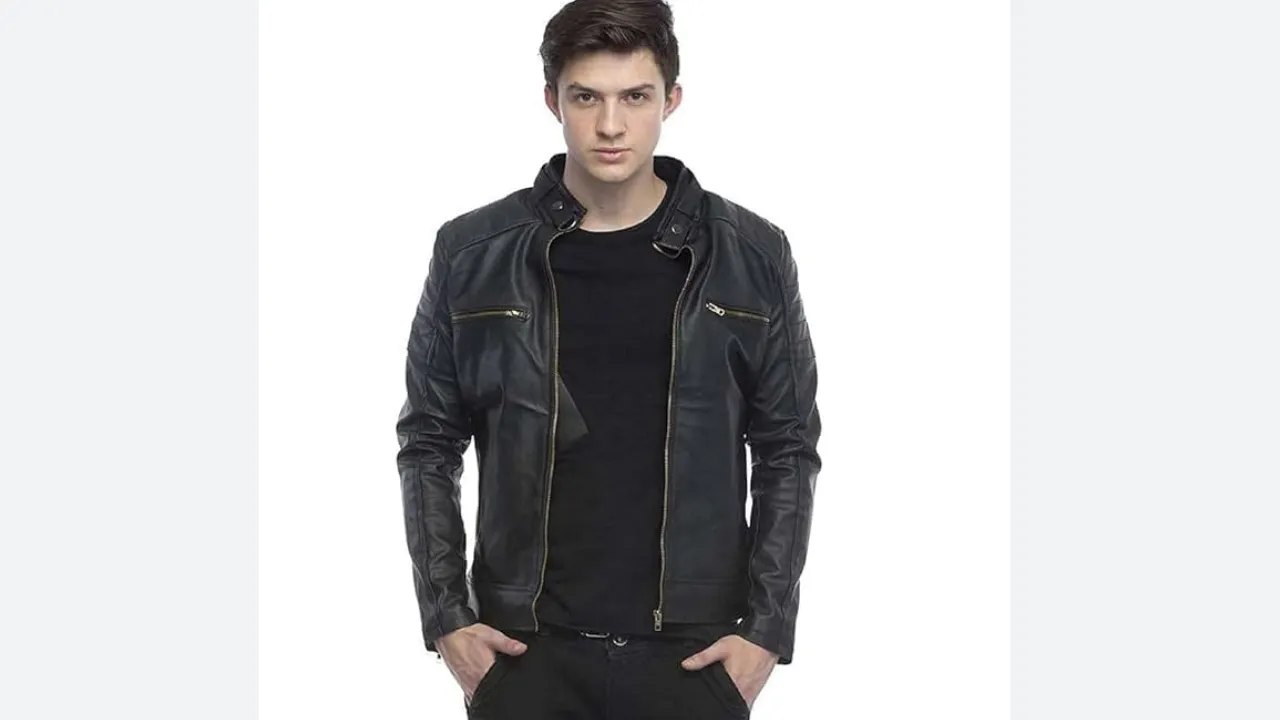 Leather Retail Men's Faux Leather Standard Length Jacket