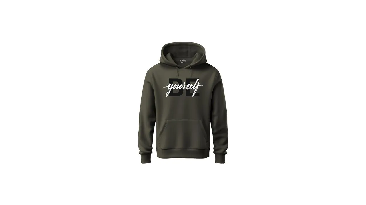 ADRO Printed Hooded Sweatshirt