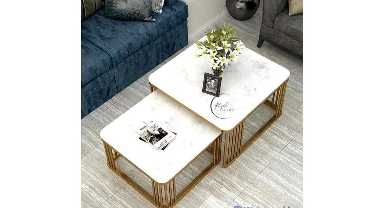 RIZIK STORE™ Iron Frame Coffee Table