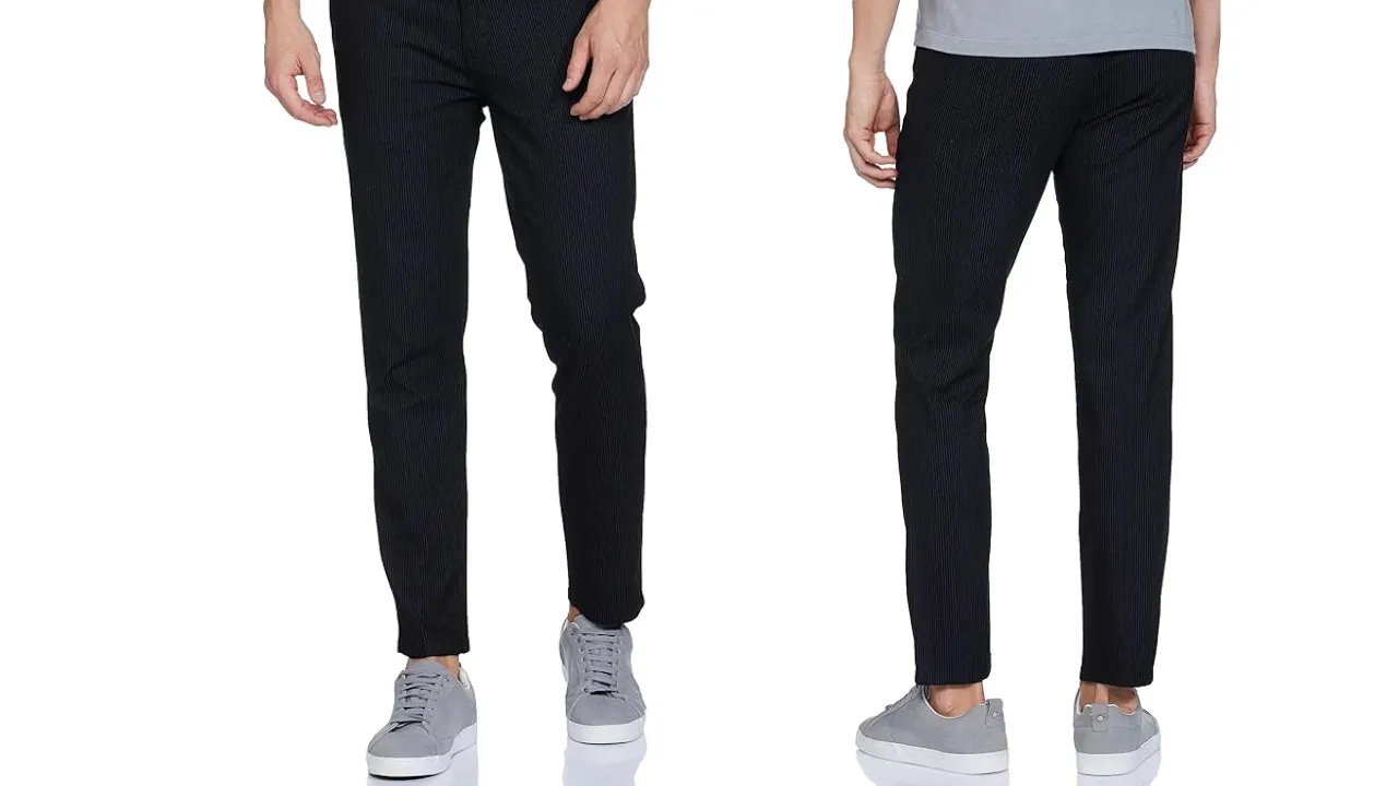 The Indian Garage Co Men's Slim Fit Chinos
