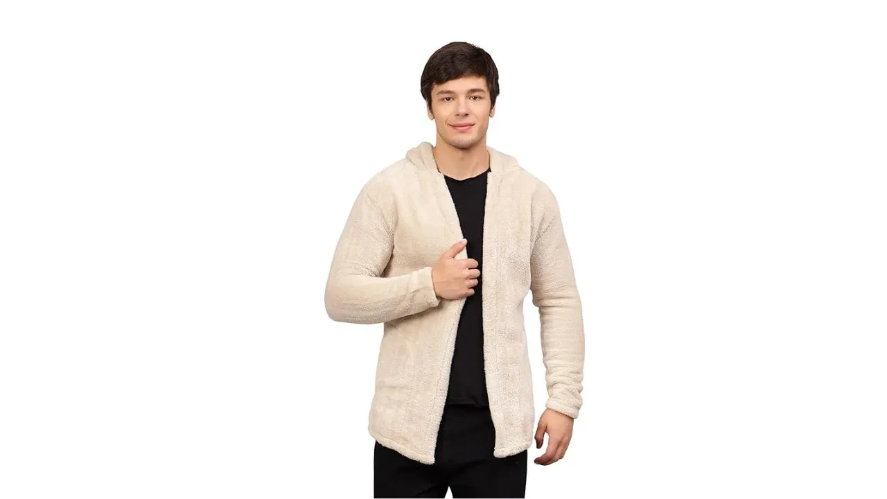 Ben Martin Men's Fleece Hooded Cardigan 