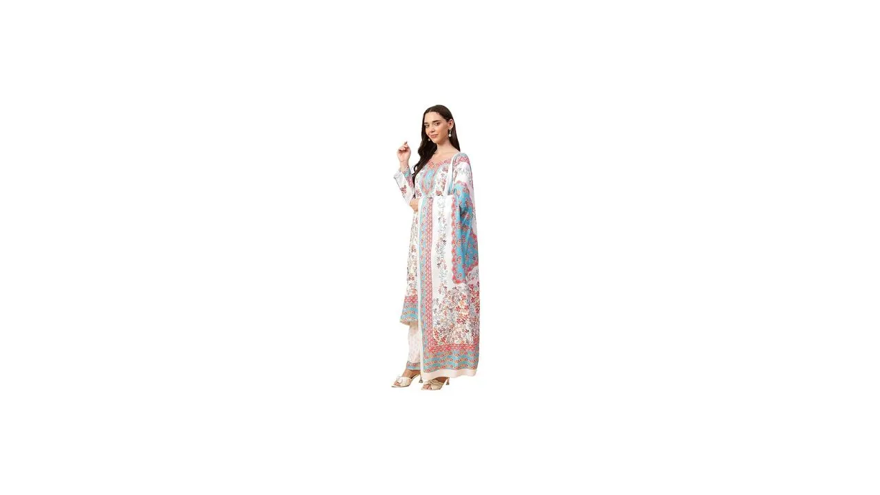 STARMODA Women's Kashmiri Unstitched Salwar Suit