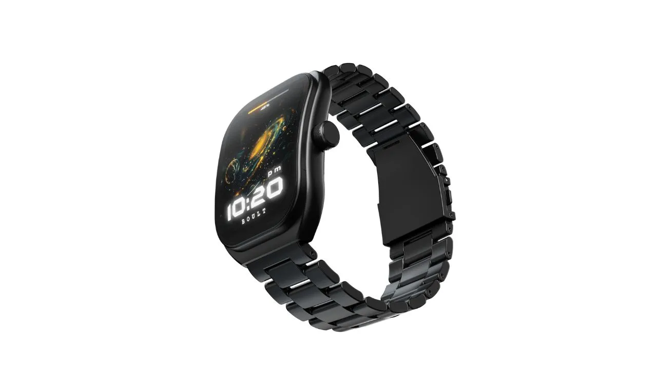 Boult Newly Launched Smart Watch Metal Black