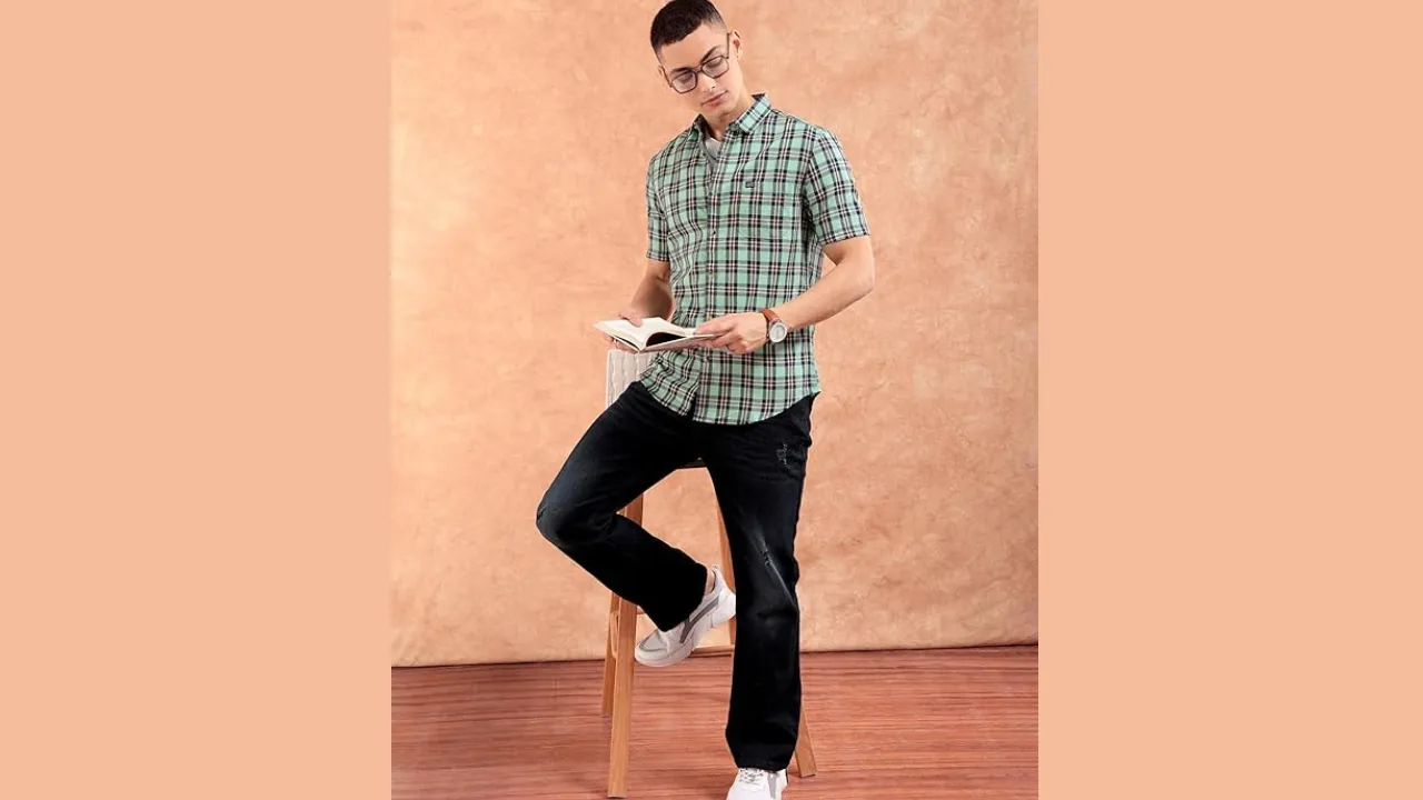 The Indian Garage Co Men's Regular Fit Shirt
