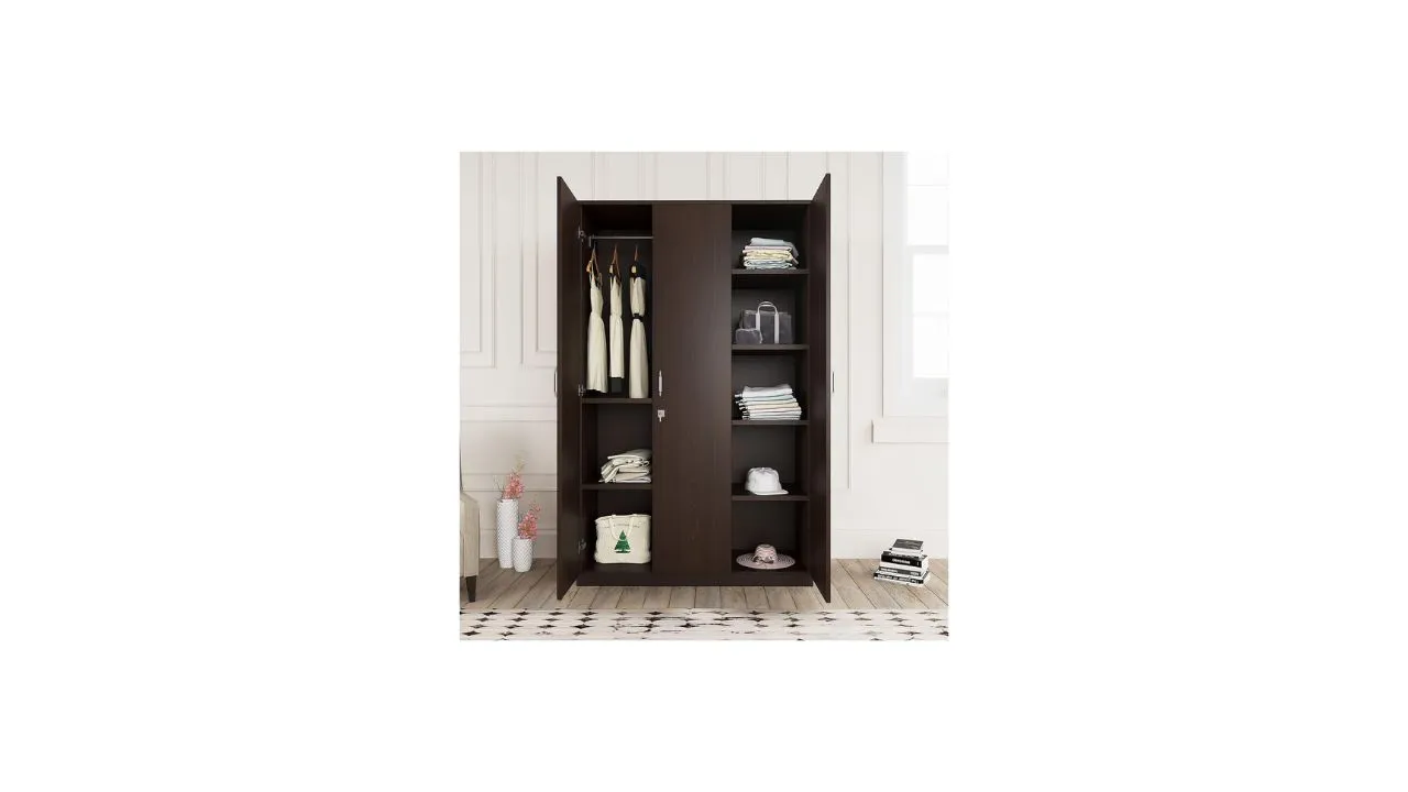 Nilkamal Willy 3 Door Wardrobe