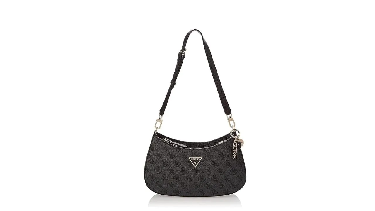 GUESS Womens Noelle Top Zip Shoulder Bag