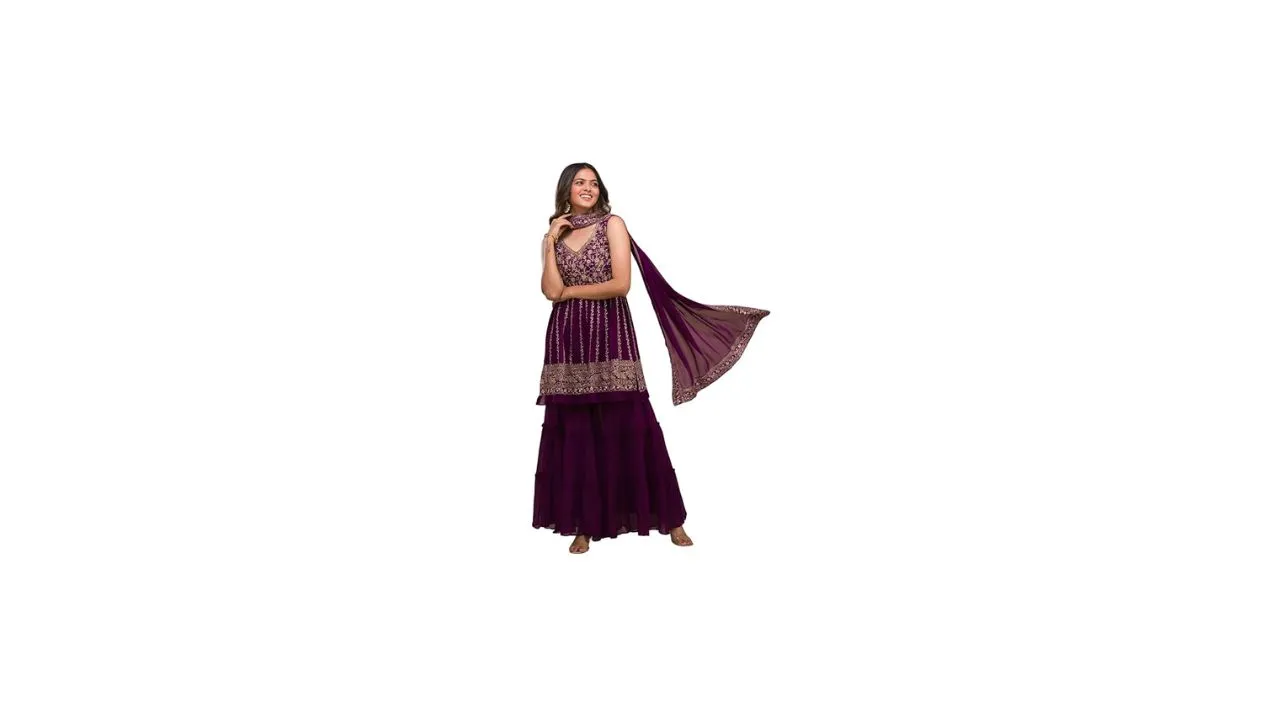 Xomantic Fashion Sharara Suit