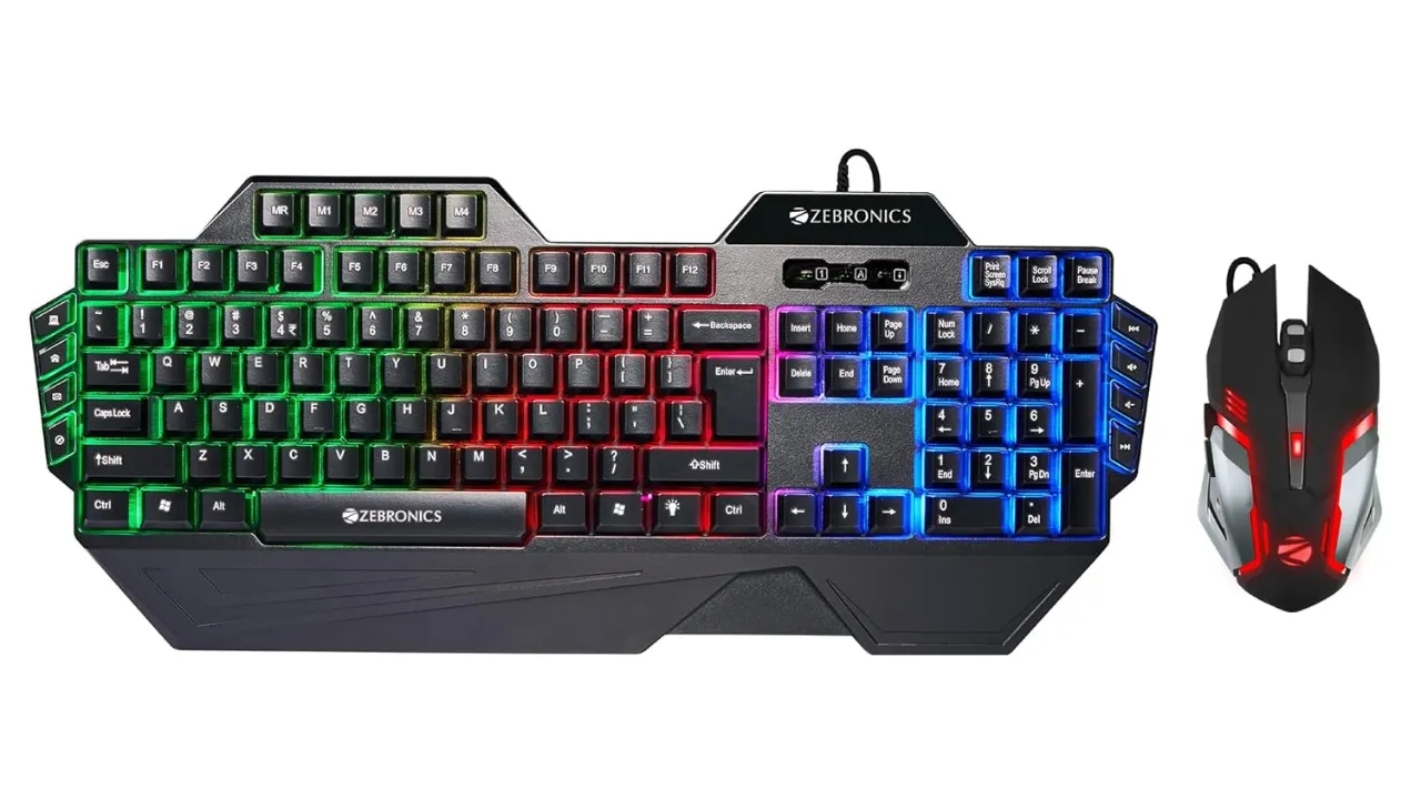 ZEBRONICS Optimus Gaming Keyboard & Mouse Combo