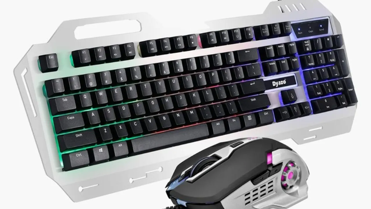 Dyazo Metal Gaming Keyboard & Mouse Combo 