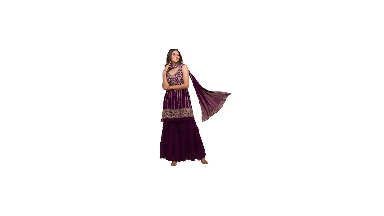 Xomantic Fashion Sharara Suit