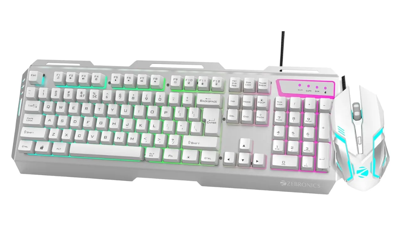 Zebronics Transformer Gaming Keyboard and Mouse Combo
