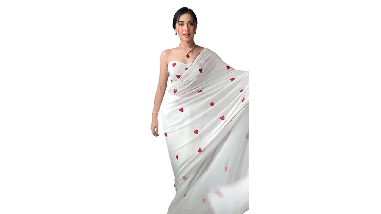 HMP Fashion Women's Georgette Saree