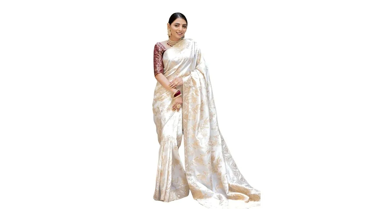 C J Enterprise Women's Silk Saree 