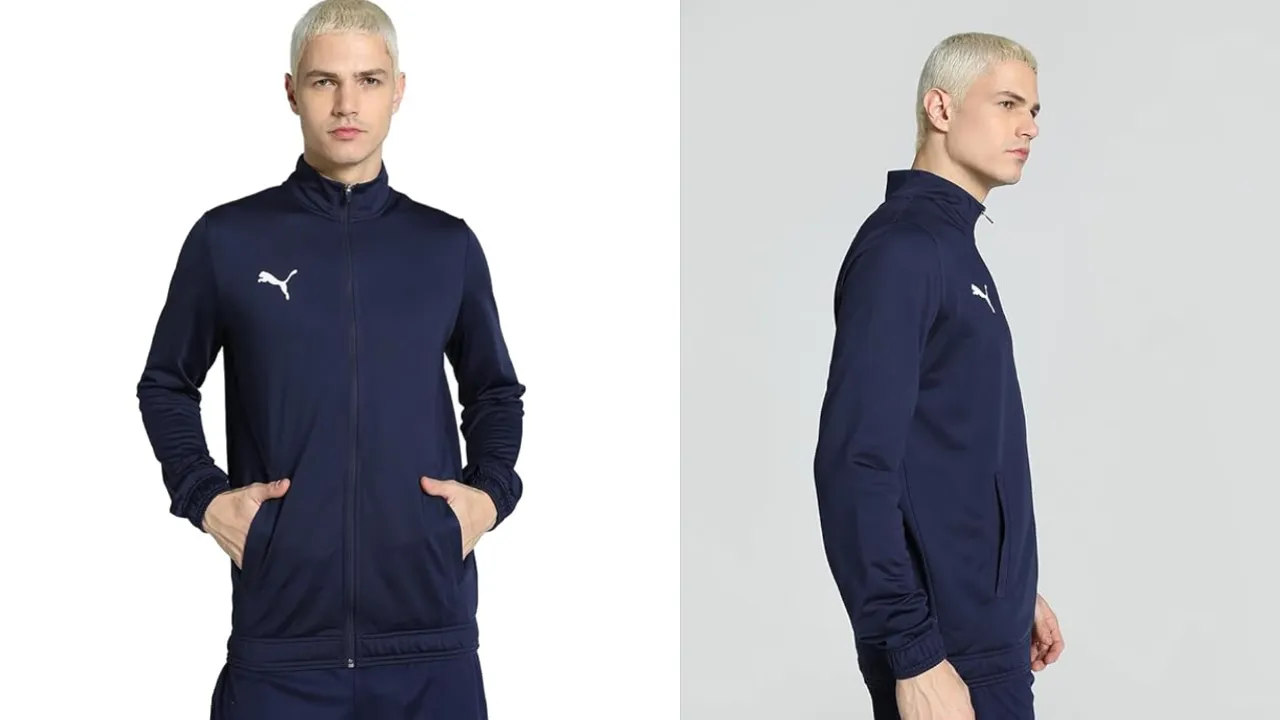 Puma Men's Polyester Standard Length Jacket