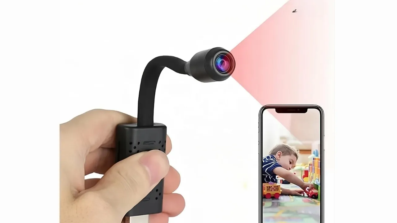  GuardWell Wi-Fi 128 gb Support HD 1080p flaxible Mini Camera